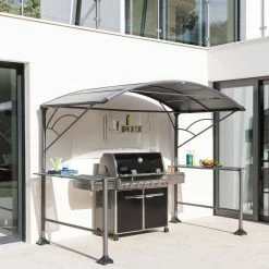 Abri Barbecue En Acier Hespéride Neiba Graphite