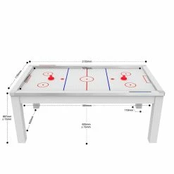 Air Hockey Toronto - Coloris Blanc Laqué / Surface Blanche 12 Air Hockey Toronto - Coloris Blanc Laqué / Surface Blanche -Demeyers Magasin air hockey toronto coloris blanc laque surface blanche 3