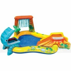 Aire De Jeux Jurassic Gonflable Intex -Demeyers Magasin aire de jeux dinosaure gonflable intex 5