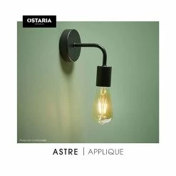 Applique En Métal Noir Astre Ostaria 7 Applique En Métal Noir Astre Ostaria -Demeyers Magasin applique en metal noir astre ostaria 2