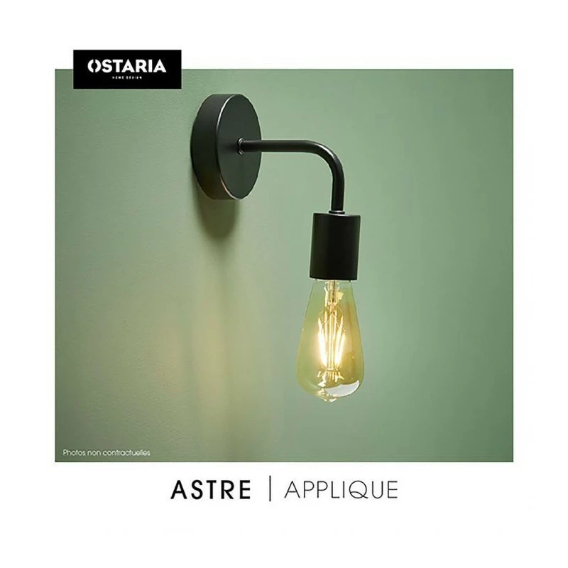 Applique En Métal Noir Astre Ostaria 5 Applique En Métal Noir Astre Ostaria – Image 3
