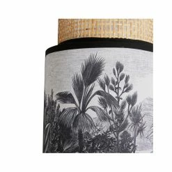 Applique Incurvée Ombrage Rotin Et Tissu Palmier Ostaria -Demeyers Magasin applique incurvee ombrage rotin et tissu palmier ostaria 2