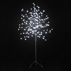 Arbre Lumineux 200 Fleurs LED Blanches -Demeyers Magasin arbre lumineux 200 fleurs led blanches 2
