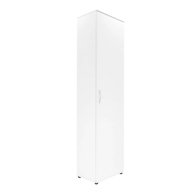 Armoire 1 Porte 6 Niveaux Blanc 4 Armoire 1 Porte 6 Niveaux Blanc – Image 2