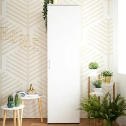 Armoire 1 Porte 6 Niveaux Blanc 13 Armoire 1 Porte 6 Niveaux Blanc -Demeyers Magasin armoire 1 porte 6 niveaux andy blanc 4