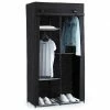 Armoire Modulable 3 Penderies / 5 étagères Noir 5Five -Demeyers Magasin armoire penderie 3 etageres noir