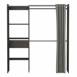 Demeyere Armoire/Placard Extensible SEATTLE Avec Rideau Chêne Vulcano -Demeyers Magasin armoire placard extensible seattle avec rideau chene vulcano 6