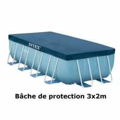 Bâche 3x2m Pour Piscine Tubulaire Rectangulaire Intex -Demeyers Magasin bache 3x2m pour piscine tubulaire rectangulaire intex 2