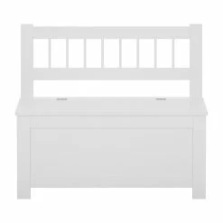 Banc Coffre à Jouets Enfant Blanc Atmosphera -Demeyers Magasin banc coffre a jouets enfant blanc atmosphera 2