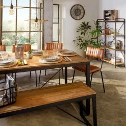 Banc Métal Et Bois Edena Atmosphera -Demeyers Magasin banc metal et bois edena atmosphera 4