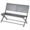 Banc Pliant Olbia Noir Graphite Hespéride -Demeyers Magasin banc pliant olbia noir graphite hesperide