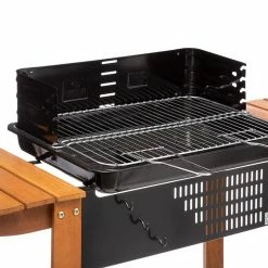 Barbecue à Charbon Neka Azur Bois 53x38 Cm -Demeyers Magasin barbecue a charbon neka azur bois 55 cm 3