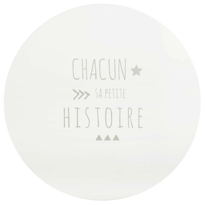 Bibliothèque Ronde Petite Histoire Enfant Roulettes Gris Atmosphera 5 Bibliothèque Ronde Petite Histoire Enfant Roulettes Gris Atmosphera – Image 3