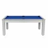 Billard Américain Arizona 7 Pieds Blanc Boisé / Tapis Bleu 2 Billard Américain Arizona 7 Pieds Blanc Boisé / Tapis Bleu -Demeyers Magasin billard americain arizona 7 pieds blanc tapis bleu