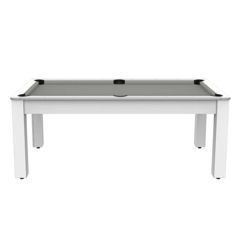 Billard Américain Arizona 7 Pieds Blanc Laqué / Tapis Gris 3 Billard Américain Arizona 7 Pieds Blanc Laqué / Tapis Gris