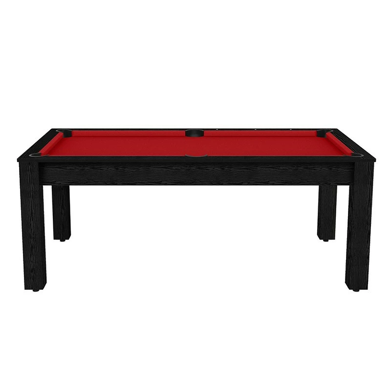 Billard Américain Arizona 7 Pieds Noir Boisé / Tapis Rouge 3 Billard Américain Arizona 7 Pieds Noir Boisé / Tapis Rouge