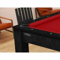 Billard Américain Arizona 7 Pieds Noir Boisé / Tapis Rouge 11 Billard Américain Arizona 7 Pieds Noir Boisé / Tapis Rouge -Demeyers Magasin billard americain arizona 7 pieds noir boise tapis rouge 1 2
