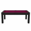 Billard Américain Arizona 7 Pieds Noir Grainé / Tapis Prune 1 Billard Américain Arizona 7 Pieds Noir Grainé / Tapis Prune -Demeyers Magasin billard americain arizona 7 pieds noir graine tapis prune