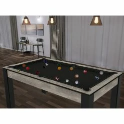 Billard Texas 6 Pieds - Coloris Industriel Tapis Noir -Demeyers Magasin billard texas 6 pieds coloris industriel tapis noir 6