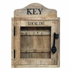 Boite à Clés Key 30x40 Bois Atmosphera -Demeyers Magasin boite a cles 30x40 bois atmosphera 4