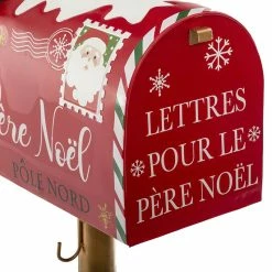 Boite Aux Lettres De Noël 100 Cm Rouge -Demeyers Magasin boite aux lettres de noel 100 cm rouge 1