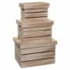 Boites Cagettes Bois Lot De 3 -Demeyers Magasin boites cagettes bois lot de 3