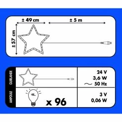 Bonhomme De Neige Lumineux 96 LED -Demeyers Magasin bonhomme de neige lumineux 96 led 4