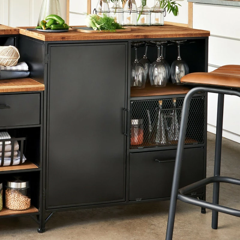 Buffet 1 Porte 3 Niches Cierna Atmosphera 4 Buffet 1 Porte 3 Niches Cierna Atmosphera – Image 2