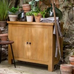 Buffet 2 Portes Ajmal Bois Massif Manguier Atmosphera -Demeyers Magasin buffet 2 portes ajmal bois massif manguier atmosphera 5