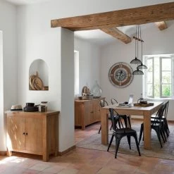 Buffet 2 Portes Ajmal Bois Massif Manguier Atmosphera -Demeyers Magasin buffet 2 portes ajmal bois massif manguier atmosphera 7