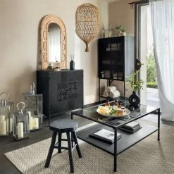 Buffet 2 Portes Métal Ajouré Teeco Atmosphera -Demeyers Magasin buffet 2 portes metal ajoure teeco atmosphera 6