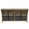 Buffet 4 Portes En Bois Massif Et Métal -Demeyers Magasin buffet 4 portes en bois massif et metal