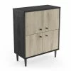 Demeyere Buffet 4 Portes Industriel Arty -Demeyers Magasin buffet 4 portes industriel arty