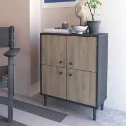 Demeyere Buffet 4 Portes Industriel Arty 8 Demeyere Buffet 4 Portes Industriel Arty -Demeyers Magasin buffet 4 portes industriel arty 1 1