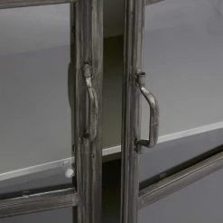 Buffet Broc 2 Portes Métal Noir Atmosphera -Demeyers Magasin buffet broc 2 portes metal noir atmosphera 3