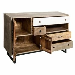 Buffet En Bois De Manguier Koval Nuances Unies Atmosphera -Demeyers Magasin buffet en bois manguier koval nuances unies atmosphera 4