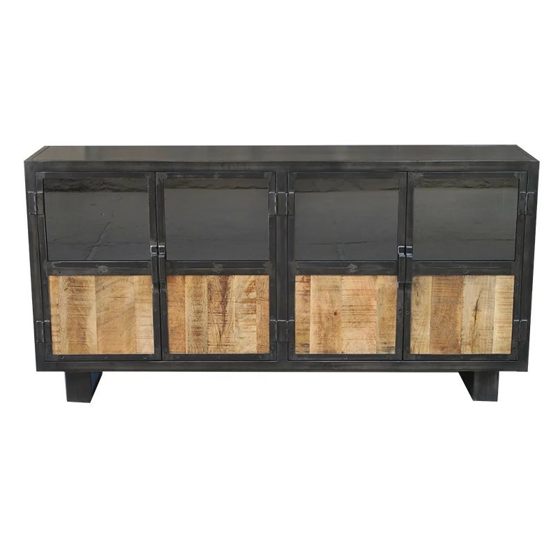 Buffet Métal Et Bois Jodhpur 4 Portes 3 Buffet Métal Et Bois Jodhpur 4 Portes