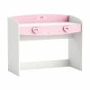 Demeyere Bureau 1 Tiroir Anastasia Rose Et Blanc 1 Demeyere Bureau 1 Tiroir Anastasia Rose Et Blanc -Demeyers Magasin bureau 1 tiroir mulan rose et blanc