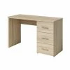 Bureau Open 3 Tiroirs Coloris Chêne -Demeyers Magasin bureau open 3 tiroirs coloris chene