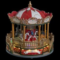 Carrousel De Noël Animé, Musical Et Lumineux