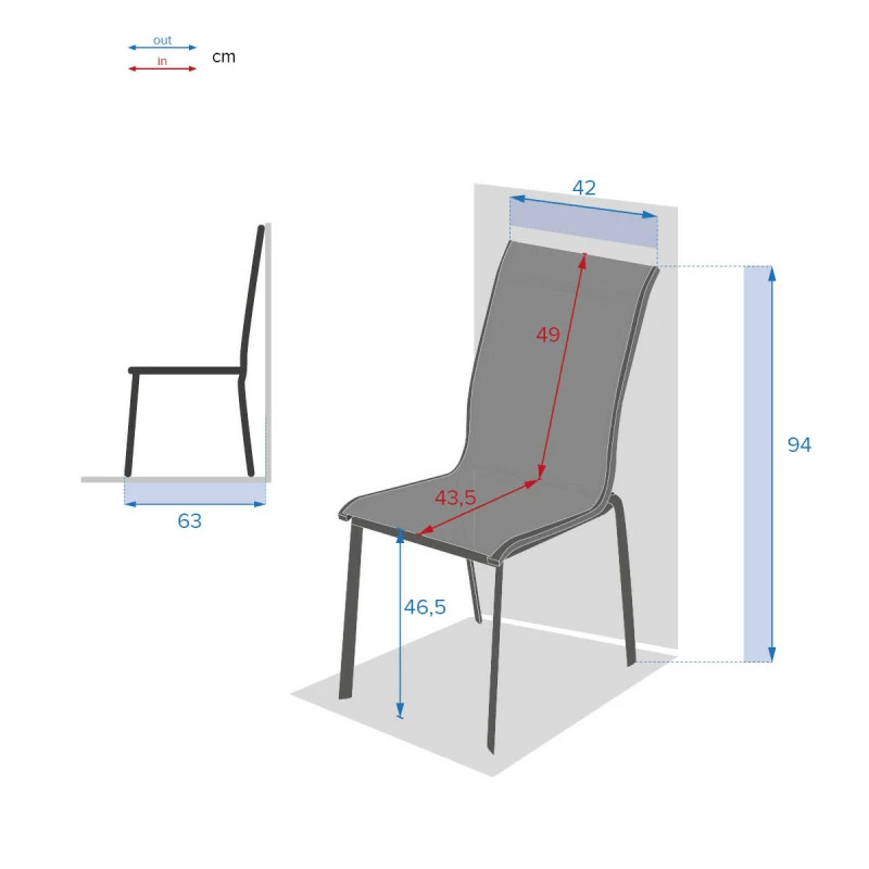Chaise Empilable Axant Wengé Et Praline Hespéride 5 Chaise Empilable Axant Wengé Et Praline Hespéride – Image 3