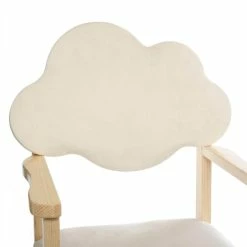 Chaise Enfant Nuage Blanc Pieds Bois Atmosphera -Demeyers Magasin chaise enfant nuage blanc pieds bois atmosphera 2