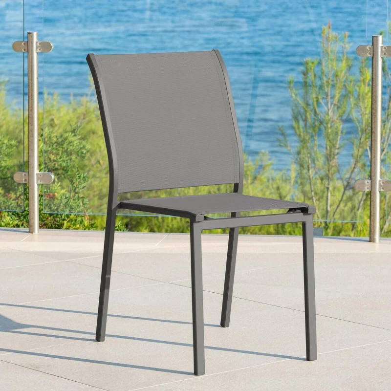 Chaise Extérieur Essentia Tonka/noisette Hespéride 4 Chaise Extérieur Essentia Tonka/noisette Hespéride – Image 2