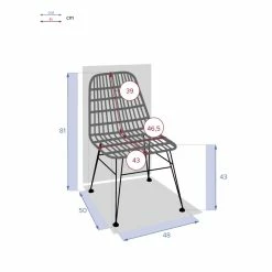 Chaise Extérieure Lambada Sésame & Graphite Hespéride 9 Chaise Extérieure Lambada Sésame & Graphite Hespéride -Demeyers Magasin chaise exterieure lambada sesame graphite hesperide 3