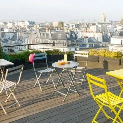 Chaise Métal Pliante Greensboro Graphite Hespéride 10 Chaise Métal Pliante Greensboro Graphite Hespéride -Demeyers Magasin chaise greensboro hesperide graphite 3