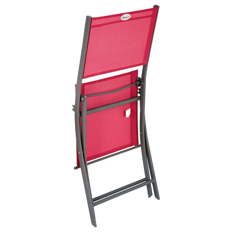 Chaise Pliante Modula Grenade/graphite Hespéride 4 Chaise Pliante Modula Grenade/graphite Hespéride – Image 2