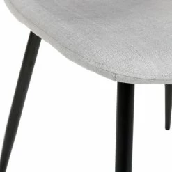 Chaise Tissu Et Métal Tyka Gris Atmosphera -Demeyers Magasin chaise tissu et metal tyka gris atmosphera 2