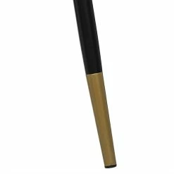 Chaise Velours Noir Pieds Gold Tyka Atmosphera -Demeyers Magasin chaise velours noir gold tyka atmosphera 2