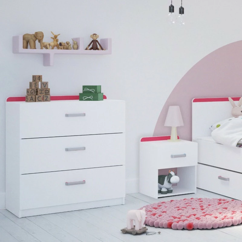 Demeyere Chevet 1 Tiroir Reverso Rose Ou Bleu 7 Demeyere Chevet 1 Tiroir Reverso Rose Ou Bleu – Image 5