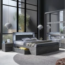 Lot De 2 Tables De Chevet Togo -Demeyers Magasin chevet 2 tiroirs togo lots de 2 2